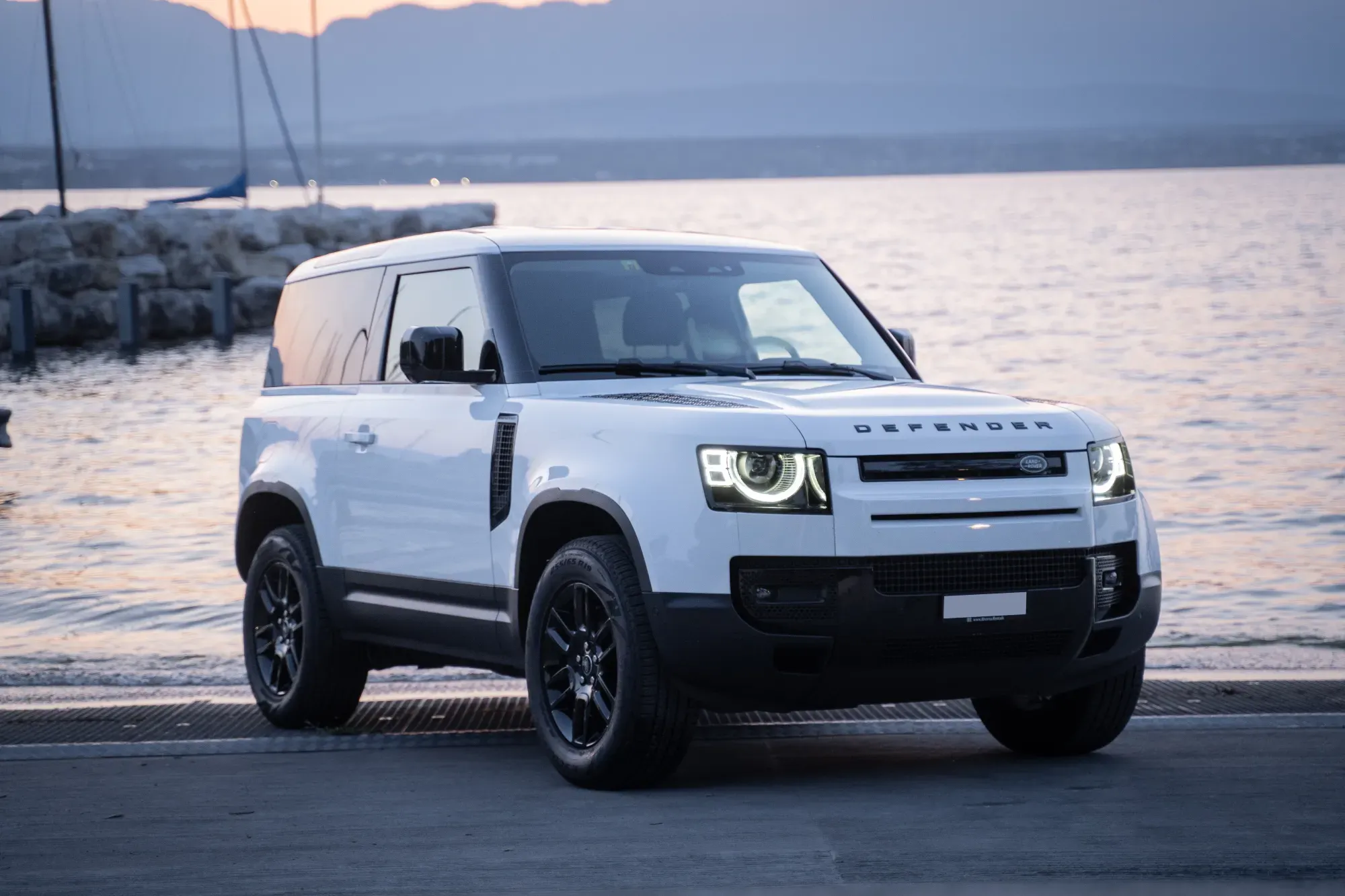 Land Rover Defender white